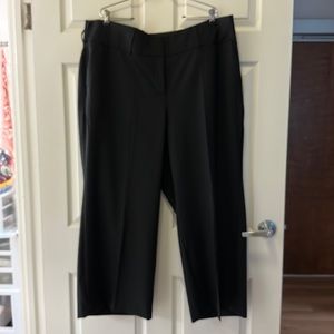 Lane Bryant wide leg dress pants 22P black